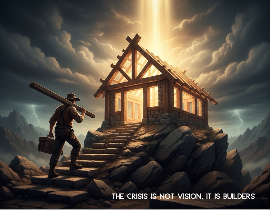 You are currently viewing The Crisis Is Not Vision, It Is Builders
